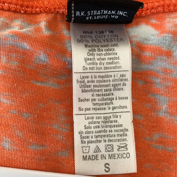 Harley-Davidson Burnt-Out T-Shirt, Orange, Small - Picture 4 of 4